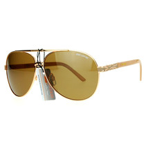 Polarized Lens Pilot Sunglasses Unisex Flat Top Round Fashion Shades - £10.29 GBP