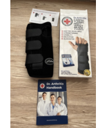Carpal Tunnel Night Wrist Brace For RIGHT HAND One Size Fits All Black NEW - $25.61 CAD