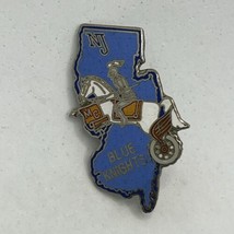 New Jersey Blue Knights Motorcycle Police Law Enforcement Club Enamel Hat Pin - £11.70 GBP