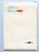 TWA Welcome Aboard Packet with 4 Booklets 1964  - $39.60