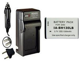 Battery + Charger For Samsung Smxc14Rdm Smxc14Rn Smxk40 Smx-K45Ln - £37.73 GBP