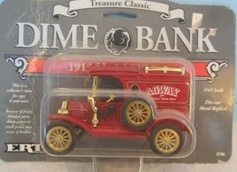 Ertl Treasure Classic Dime Bank Agway 1913 Model T Delivery Diecast Van Red - $12.96