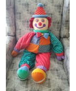 Vintage Gymboree &quot;Dance With Me&quot; GYMBO Clown Rare Plush Doll Foot Straps... - $27.72