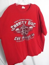 Masonic Lodge 283 22nd Annual Charity Ride 2019 T Shirt 2XL - $17.61