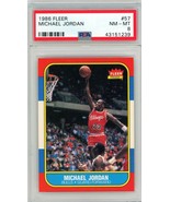 1986 Fleer Michael Jordan Rookie #57 PSA 8 P1258 - $21,780.00