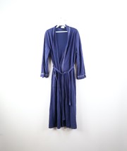 Vtg 60s Womens Large Union Made Striped Belted Bath Robe Sleep Loungewea... - £53.49 GBP