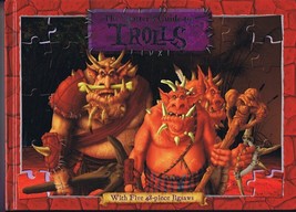 Spotter&#39;s Guide to Trolls ORIGINAL Vintage Hardcover Book 5 Jigsaw Puzzles RARE - £39.10 GBP