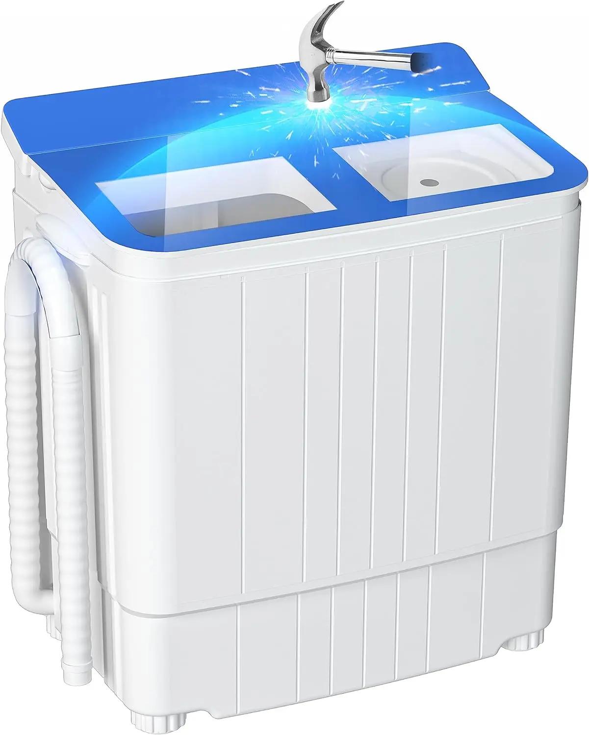 Portable Washer and Dryer, 17.6LBS Small Washing Machine and Spin Dryer ... - $583.24