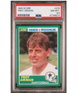 1989 Score #270 Troy Aikman RC HOF - PSA 8.5 - Exceptional RC of a Hall ... - £54.27 GBP