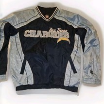 Vtg Mens San Diego Chargers Medium Nfl Blue Jacket - £61.26 GBP