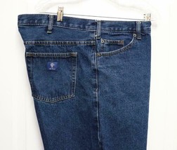 Sz 40 x 30&quot; RK Brand Mens Dark Wash Denim Jeans Pants New /Laundered Nev... - £7.85 GBP