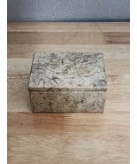 Coral Stone Jewelry &amp; Trinket Box With Lid - $23.57