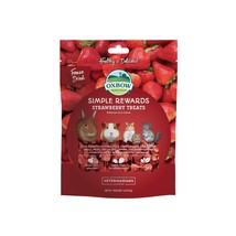 Oxbow Animal Health Simple Rewards Freeze Dried Strawberry Small Animal Treats 1 - £7.12 GBP