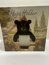 Black Bear Toilet Paper Holder Rustic Woodland Forest Themed 8 in New! - £13.93 GBP
