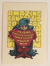 Zero Heroes Trading Card #27 Amazing Fantastic Colossal Power Zapper Wonder Man - £1.55 GBP