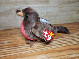 TY Beanie Baby - EARLY the Robin (4.5 inch) - MWMTs Stuffed Animal Toy - £5.76 GBP