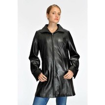 Mason &amp; Cooper Marilyn Zip Front Leather Coat - $203.99 CAD