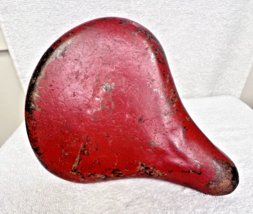 Antique Metal Toy Seat Red Bike Tricycle Pedal Car Solid Metal - $544.47 MXN