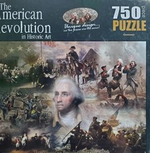 The American Revolution In Historic Art 750 Piece Jigsaw Puzzle 24”x 18” - £19.11 GBP