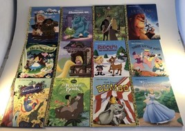 Little Golden Book Disney Lot of 12 Ratatouille Jungle Book Tangled Cinderella + - £21.35 GBP