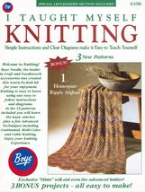 Teach Yourself Knitting Instructions Boye Needle Company Pattern Book - £10.97 GBP