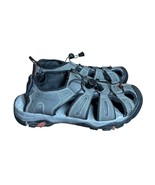 Eddie Bauer Gray Leather Tommy Closed Toe Sport Hiking Sandals Waterproo... - $29.69
