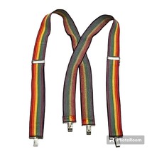 Vintage Rainbow Suspenders Robin William&#39;s Mork From Ork Gay Pride Parade - £15.97 GBP