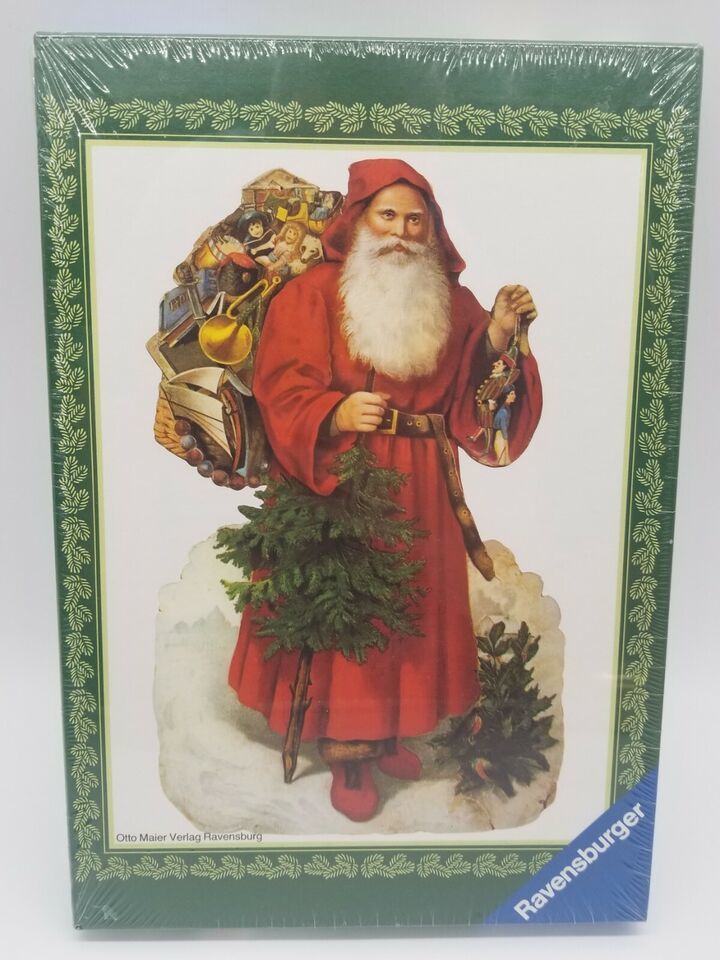 New Ravensburger 500 Piece Santa w/ Toys Christmas Tree 62557710 - £39.27 GBP