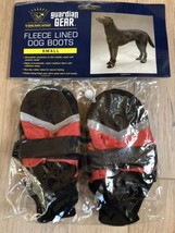 Guardian Gear All Weather Fleece Lined Dog Boots/Booties Small Red NEW - £17.11 GBP