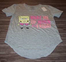 Women&#39;s Teen Spongebob Squarepants Nickelodeon T-shirt Xs New w/ Tag - £15.82 GBP