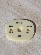 D&amp;S SET-10 Lens TEMPLATE For Optometrist Eyeglasses 52-54 906 10 5 VTG - $92.79 MXN
