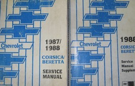 1987 1988 GM Chevrolet Chevy Corsica Beretta Service Repair Shop Manual Set OEM - £48.28 GBP
