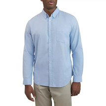 Ben Sherman The Original Mens Size XXL Stretch Blue Oxford Long Sleeve Shirt NWT - £11.83 GBP