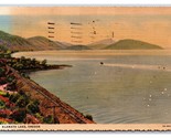 Klamath Lake View Klamath Falls Oregon OR Linen Postcard G18 - $2.92