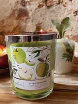 Hallmark 3 Wick 16 Oz Scented Soy Blend Jar Candle Apple Orchard A+ Cold... - $24.42
