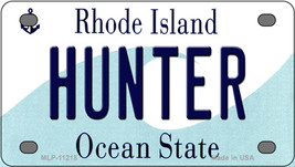 Hunter Rhode Island Novelty Mini Metal License Plate Tag - £11.97 GBP