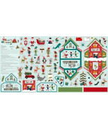 Riley Blake Felt FT15070 PANEL Santa&#39;s Workshop Felt 36&quot; X 48&quot; Panel - $26.59 CAD
