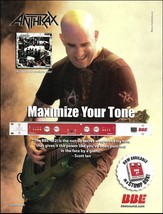 Anthrax Scott Ian 2006 BBE 482i Sonic Maximizer Effects Processor ad print - £3.30 GBP