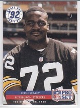 M) 1992 NFL Pro Set Football Trading Card - Leon Searcy #31 - $1.97