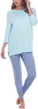 Honeydew Womens Solid Pajama Top Only,1-Piece Size Small Color Aqua - $35.47