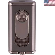 Verano Flat Flame Cigar Lighter, Attractive Gift Box, Elegant Metal Cons... - $179.68