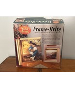 NOS Vintage 80s Solid Brass Wall Mount Or Table Picture Frame-Brite 8”x10” New - $37.13