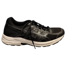 Asics Low Top Athletic Sneakers Mens Size 10 Black White Round Toe Lace ... - £28.60 GBP