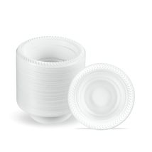 PLASTICPRO 400 PCS White Plastic Round 9 Inch Plastic Plates Premium Quality Lig - $39.99+