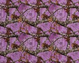 Cotton Realtree Edge Purple Pinkle Camouflage Hunting Fabric Print BTY D... - £9.45 GBP