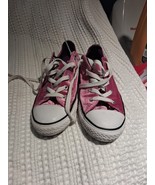 Converse All Star Lace Up Sneaker Shoe Velvet Feel Girls/ Junior Size 4 ... - $18.46 CAD