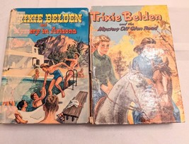 Trixie Belden Books Lot of 2: Mystery Off Glen Road &amp; Arizona, Cello Ed.... - £2.61 GBP