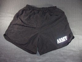 U.S. Military U.S. Army Black Physical Training Shorts Size Small Sv 58 - £17.17 GBP
