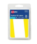 Avery Fashion ID Name Labels, 2-1/3” X 3-3/8”, #45130, Pack of 20, Asst ... - $4.79