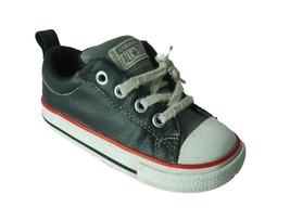 Converse All Star Boys Shoes Chucks Black Canvas Sneaker Lace-Up Size 6 - £13.61 GBP